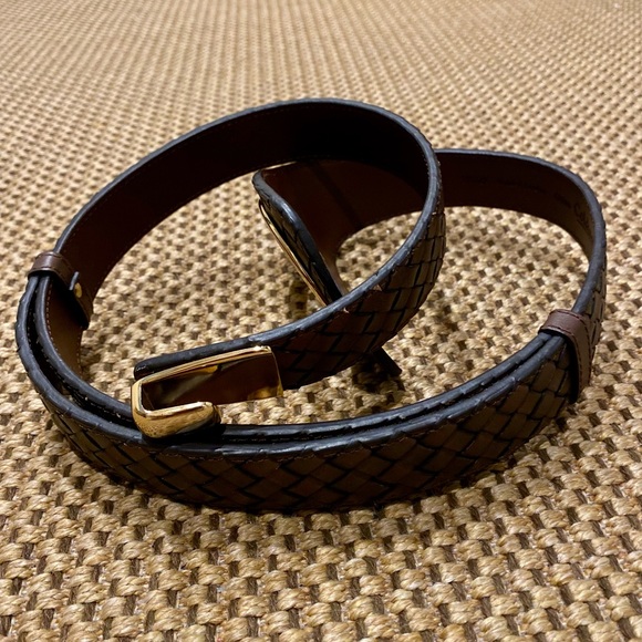 Coldwater Creek brown adjustable bonded belt woman’s 1X/2X - Picture 6 of 17